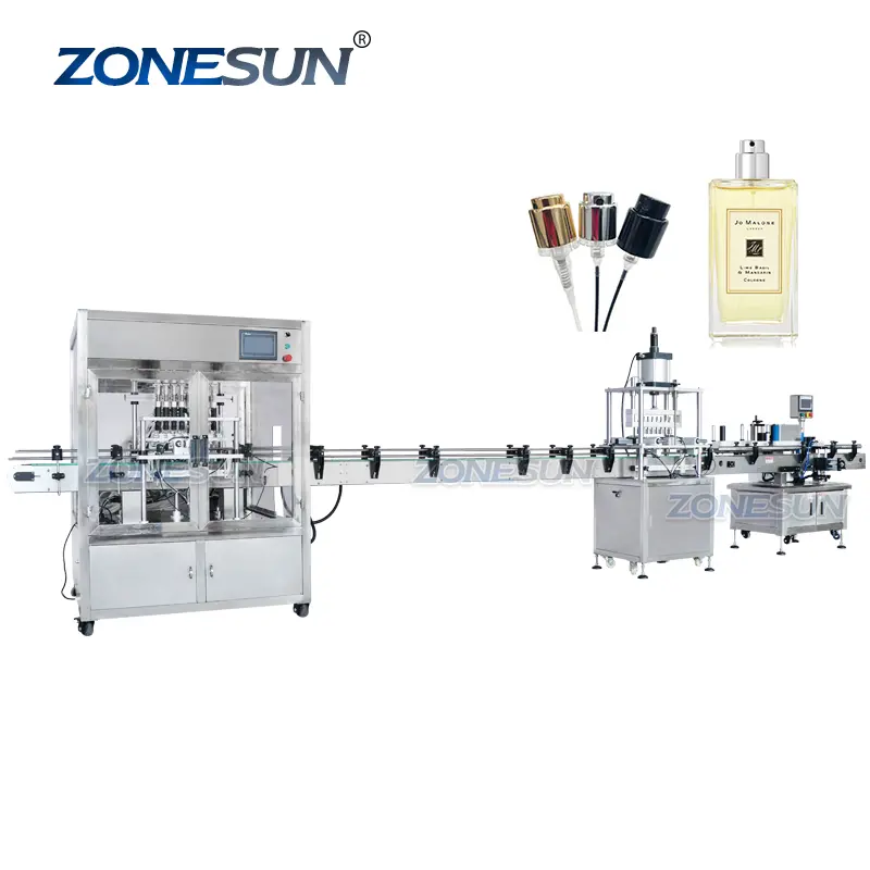 Perfume Vacuum Filling Capping Labeling Machine