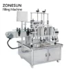 Parte trasera de la máquina automática de llenado de perfume