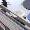 rueda separadora de botellas de champú máquina etiquetadora