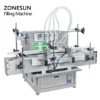4 nozzles liquid filling machine
