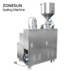 Back side of sauce tube filling sealing machine