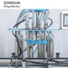 4 filling nozzles of filling machine