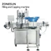 back side of filling and capping machine