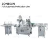 ZS-FAL180A4 Automatic Paste Filling Capping Machine Line With Cap Feeder p5