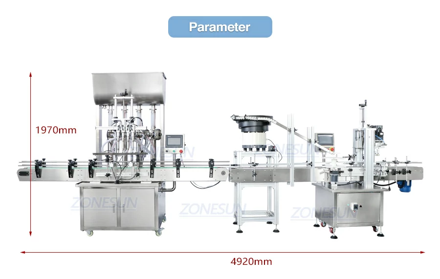 Diagram of paste filling capping machine