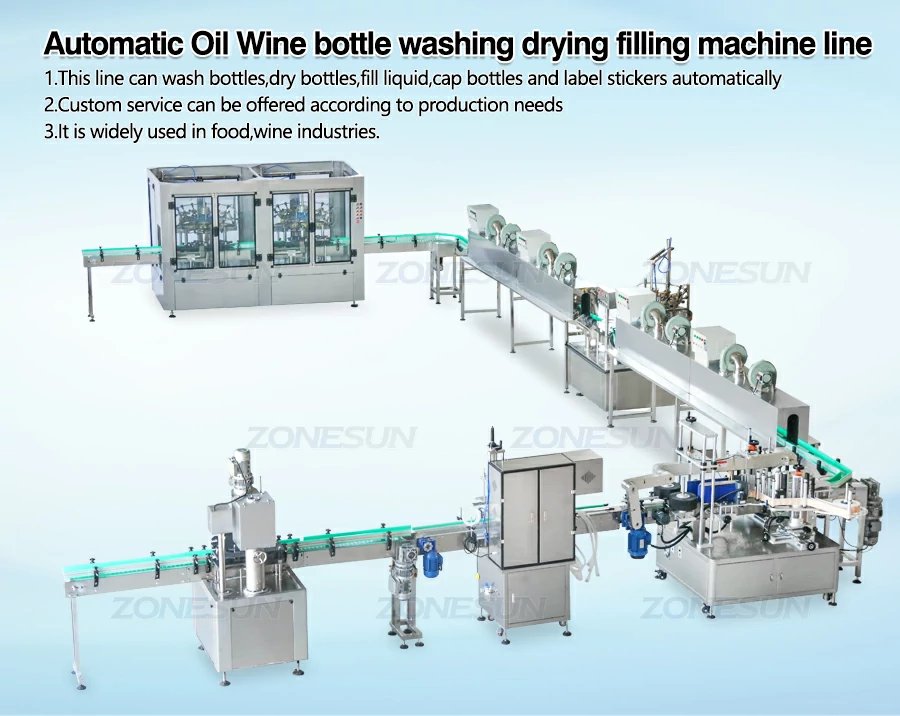 Lini Produksi Mesin Filling Minyak Zaitun