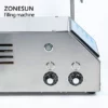 filling speed adjusting knobs of semi-automatic filling machine