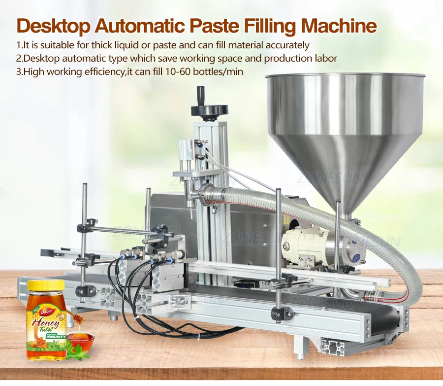 Mesin Filling Botol Saus Sambal Pasta Pompa Rotor Otomatis