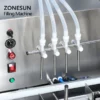 ZS-DTPP4B Desktop Automatic Peristaltic Pump Juice Oil Liquid Filling Machine P2~2