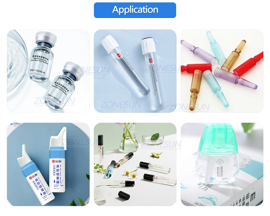 Application of small bottle filling machine
