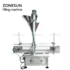 Back side of tabletop dry powder filling machine