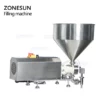 Máquina llenadora semiautomática de mermeladas