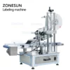 back side of automatic labeling machine