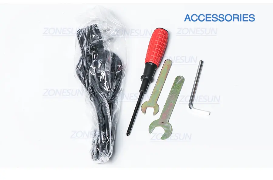 Accesorios para máquina llenadora de pesaje semiautomática.