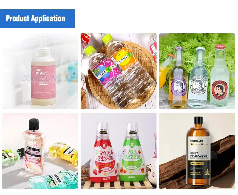 การใช้เครื่องบรรจุของเหลวแบบหัวดำน้ำ 4 หัว