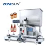 Máquina llenadora automática de tarros de pasta