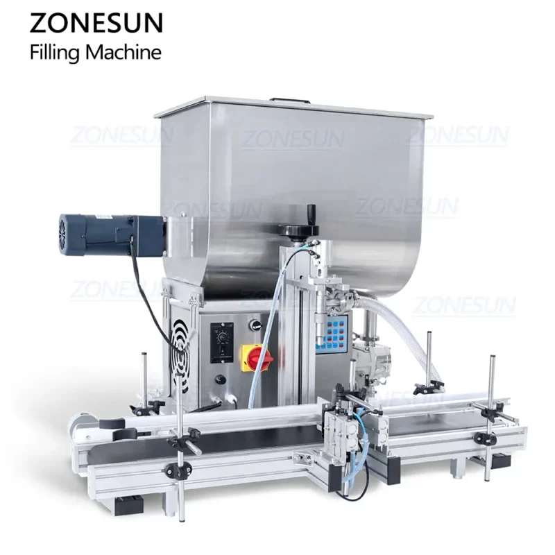 Máquina automática de sobremesa para el llenado de mermeladas