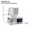 Máquina llenadora de gel semiautomática