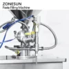 Cabezal de llenado de la máquina llenadora de vaselina