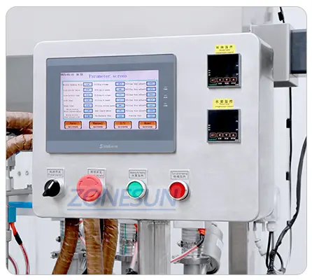 Panel de control PLC