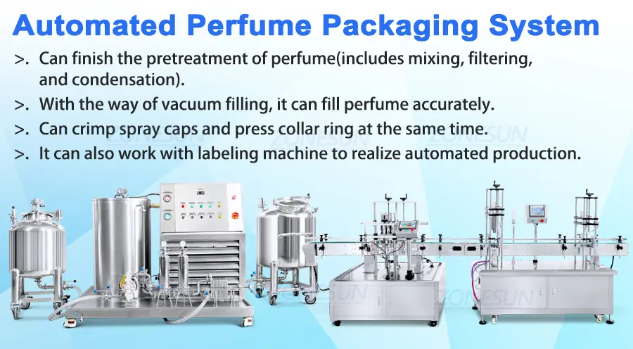 Mesin Filling Dan Capping Filter Pencampur Parfum Otomatis