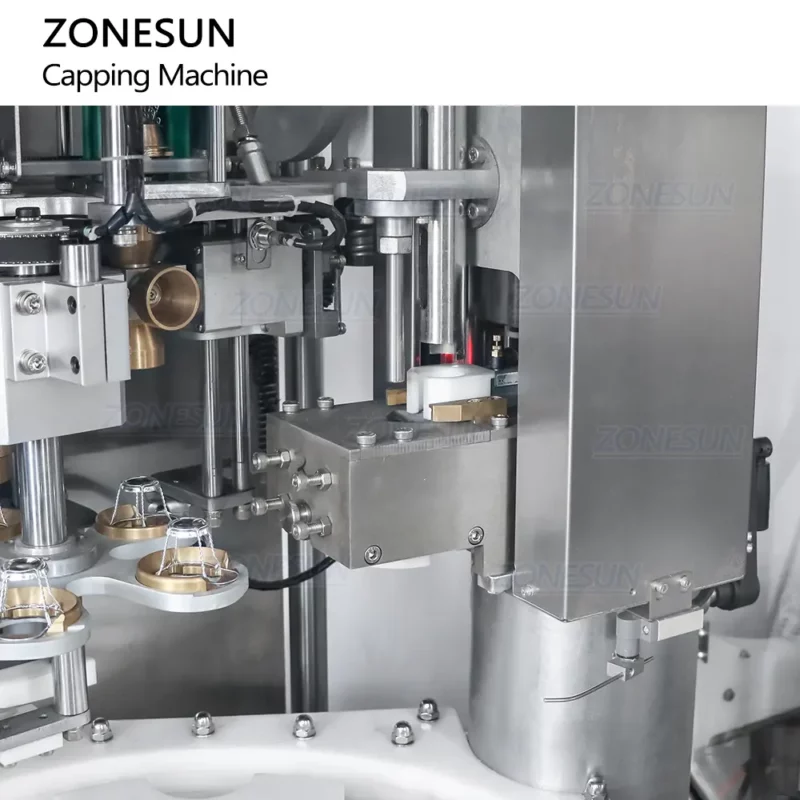 Automatic Sparkling Wine Corking And Wire Hooder Machine