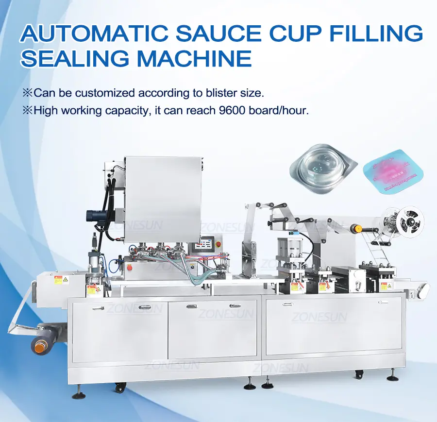 Mesin Thermoforming Cup Saus Otomatis