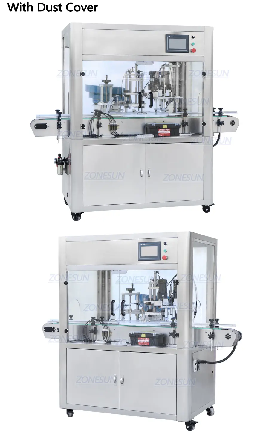 Real Shot of Filling And Capping Machine With Dust Cover