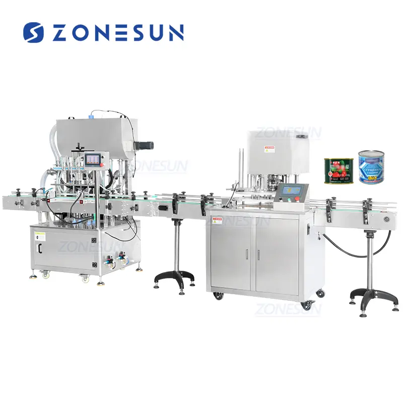 Sauce Can Filling And Capping Machine