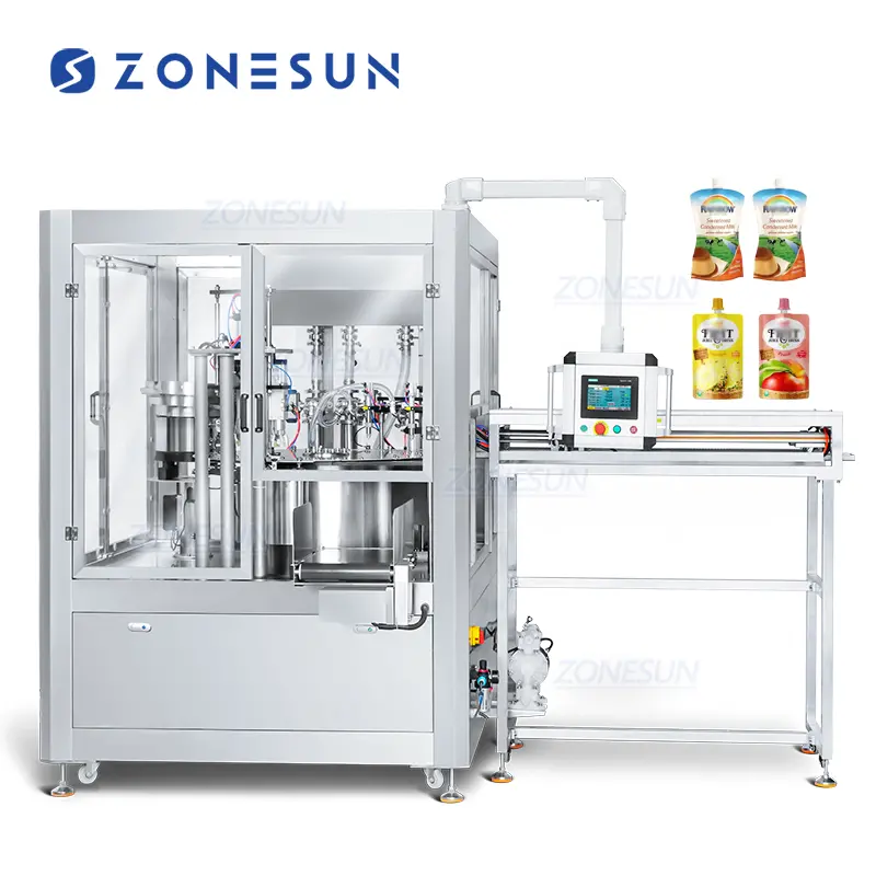 Spout Pouch Filling Machine