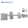 Máquina llenadora y etiquetadora de botellas pequeñas de líquido