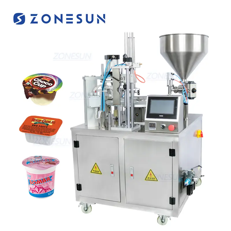 Yogurt Cup Filling And Sealing Machine
