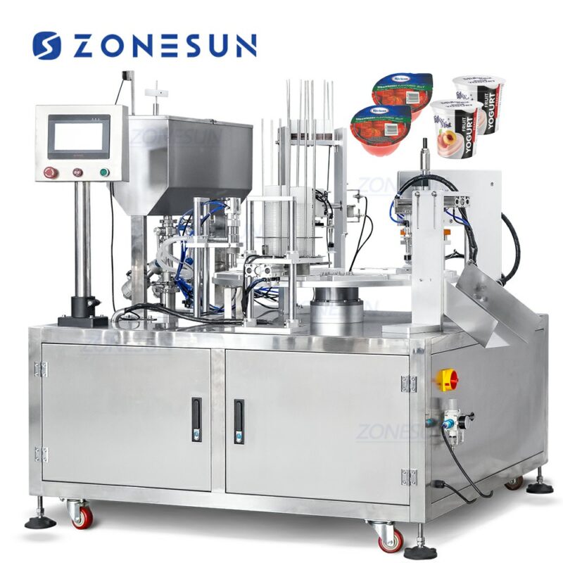 Automatic Cup Filling and Sealing Machine
