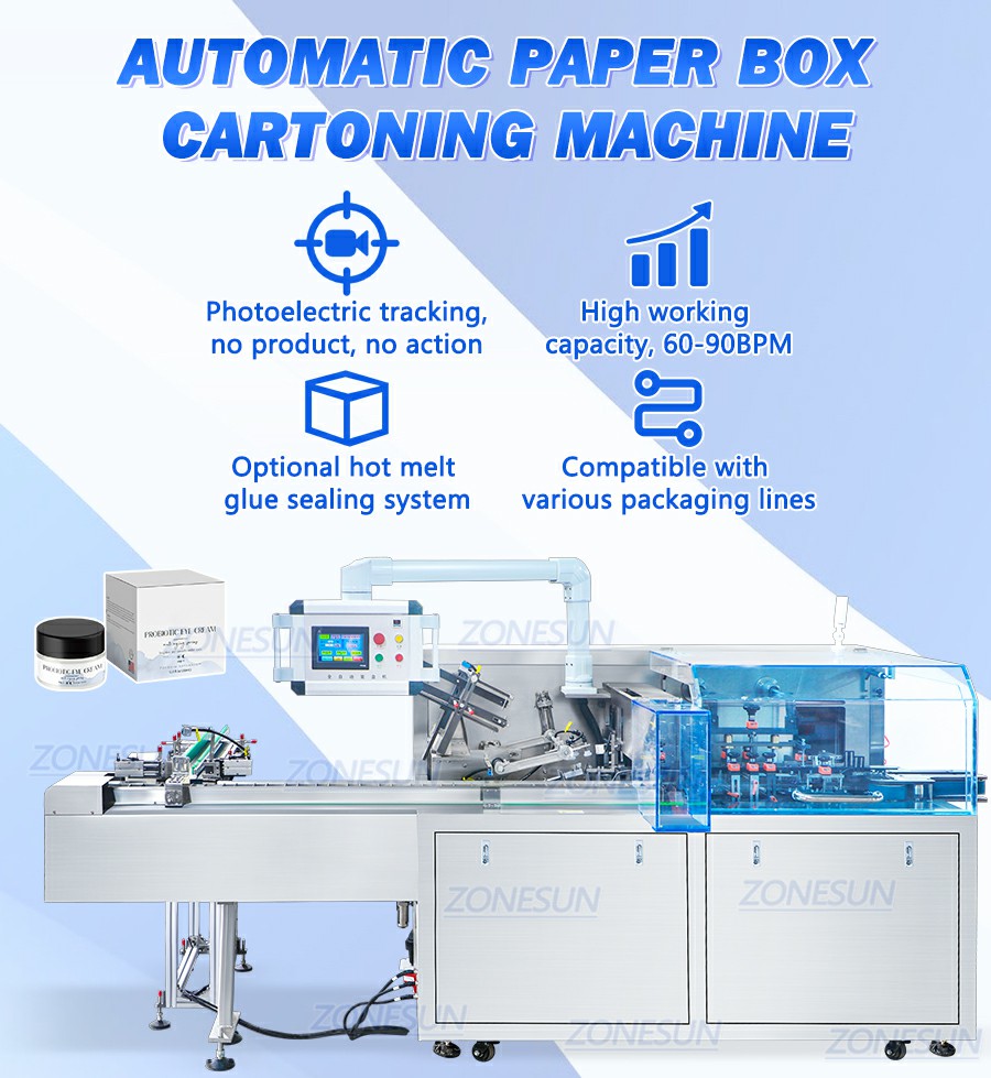Horizontal Cartoning Machine For Bottle Packaging Horizontal Cartoning Machine For Bottle Packaging