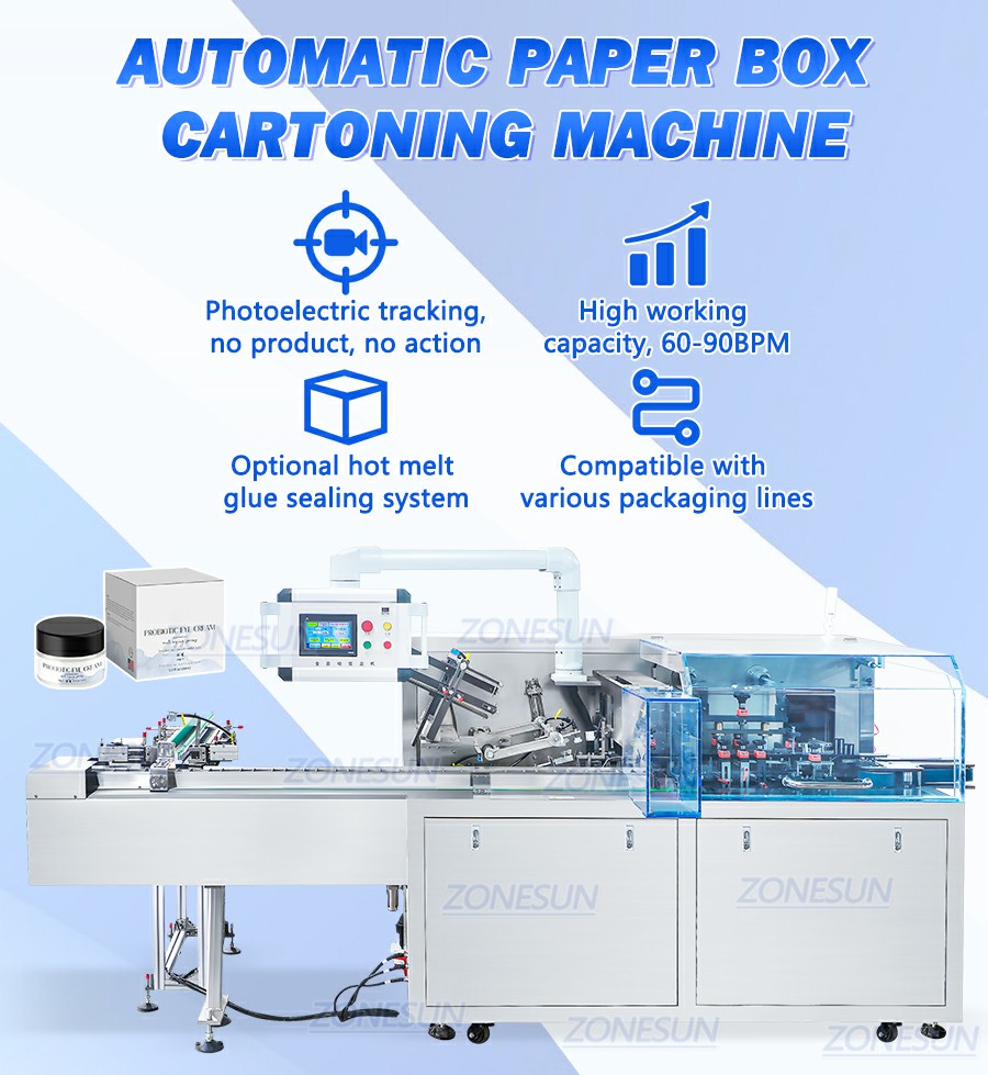 Mesin Cartoning Horisontal Untuk Kemasan Botol