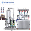 máquina llenadora de bebidas gaseosas