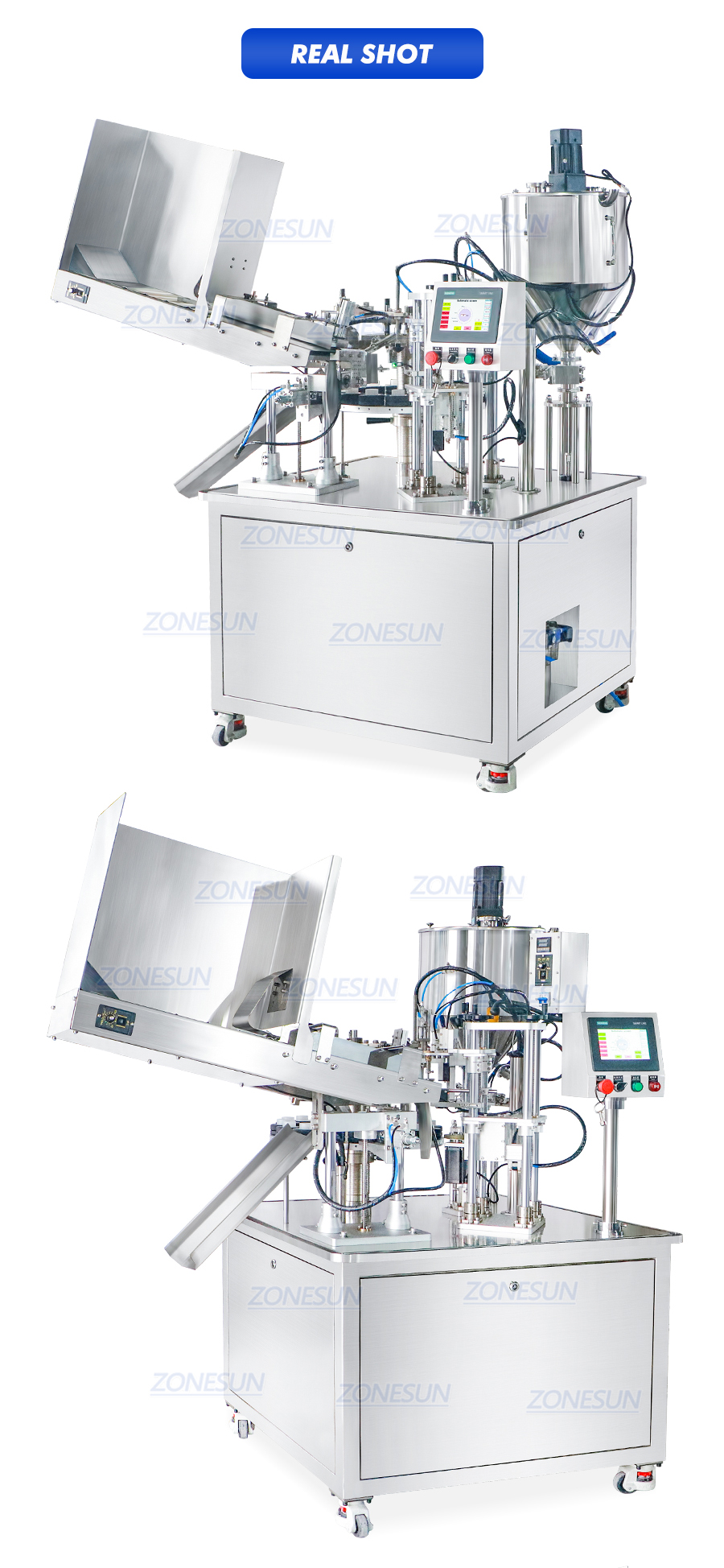 Squeeze Aluminium Tube Filling Sealing Machine