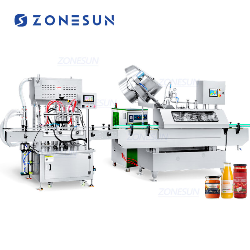 Jar Filling And Capping Line