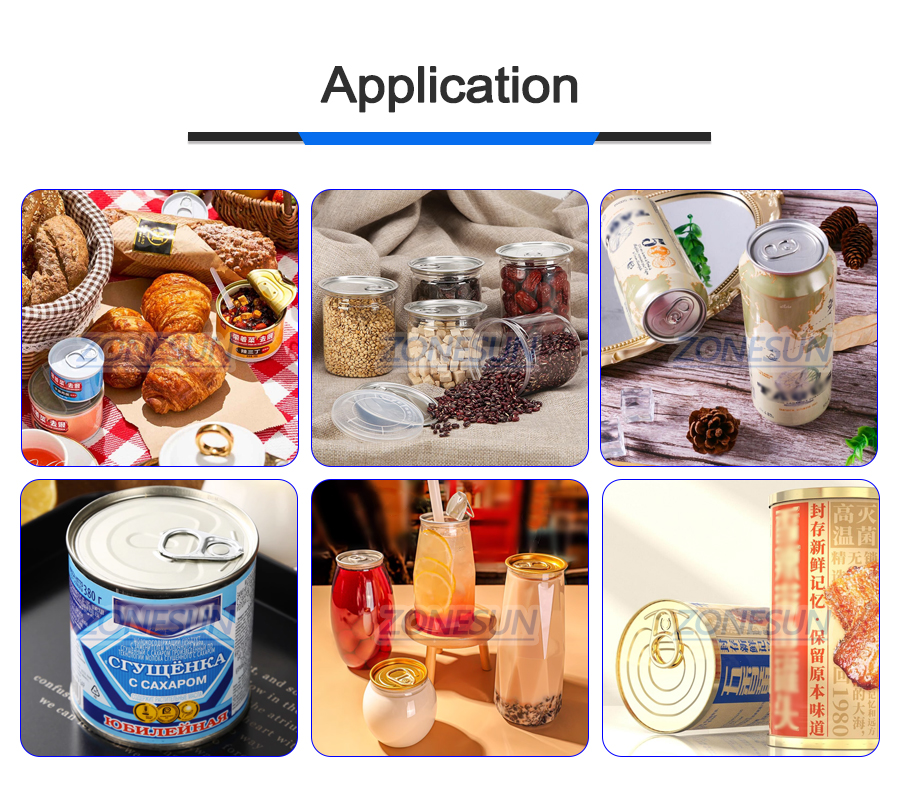 Application of can seamer machine Application of can seamer machine
