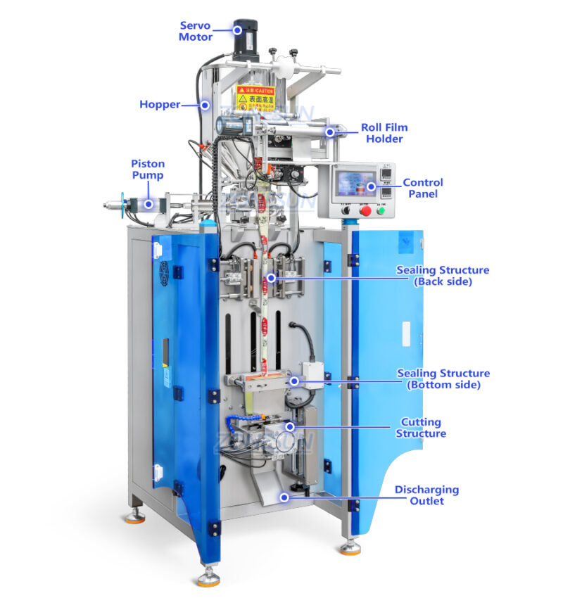 Automatic Energy Gel Shaped Pouch Packing Machine