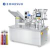Máquina llenadora y taponadora de ampollas para bebidas