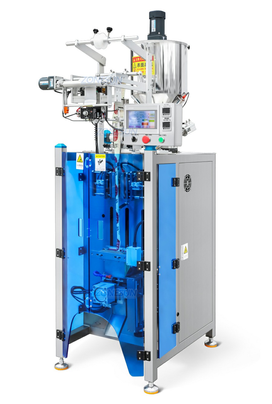 Máquina empacadora de bolsas de gel energético