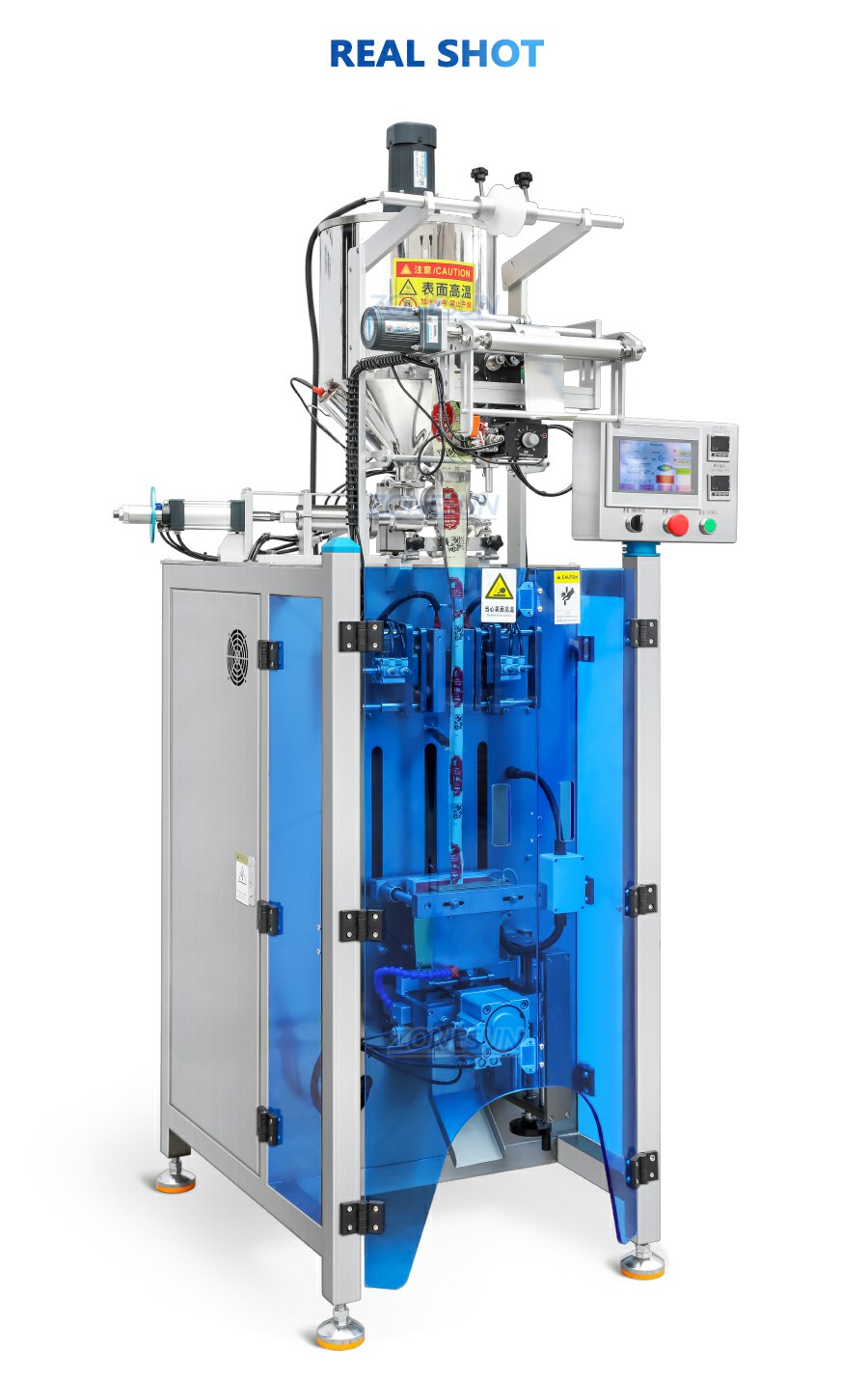 Máquina envasadora de geles energéticos