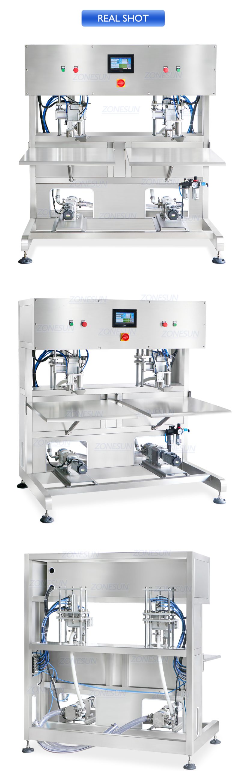 Real Shot of servo bag in box filling machine