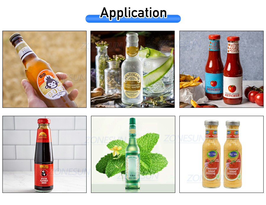 Application of bottleneck labeling machine