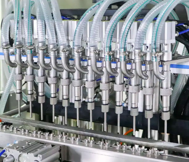 Llenadora automática de líquidos viscosos