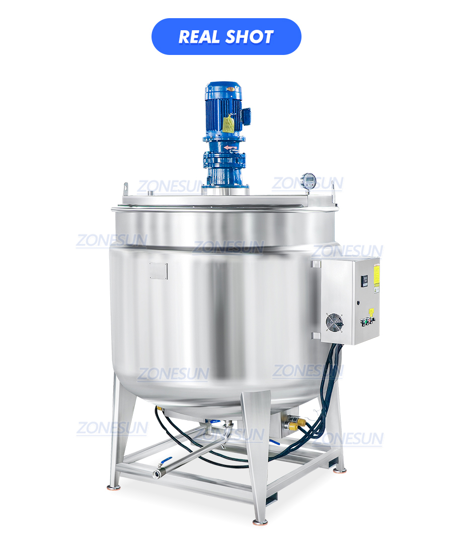 Stainless Tank With Agitator And Heater