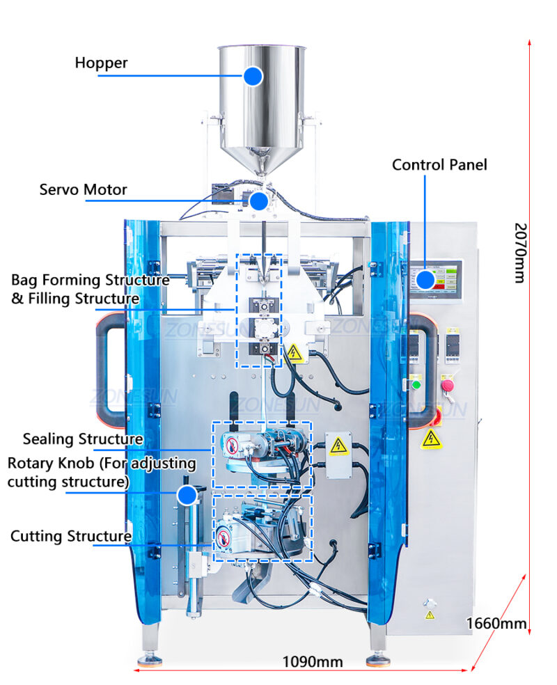 Sports Gel Packet Packing Machine