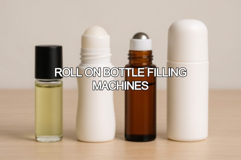 Máquina llenadora de botellas Roll On