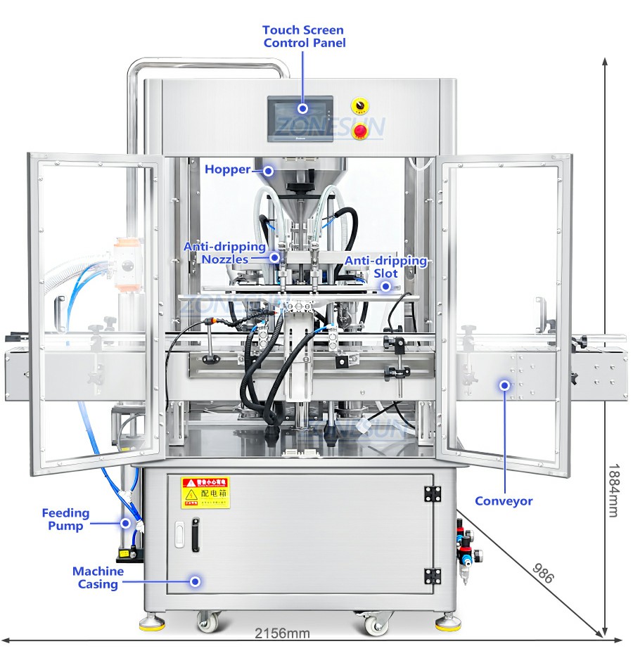 Diagram Of Liquid Soap Filling Machine
